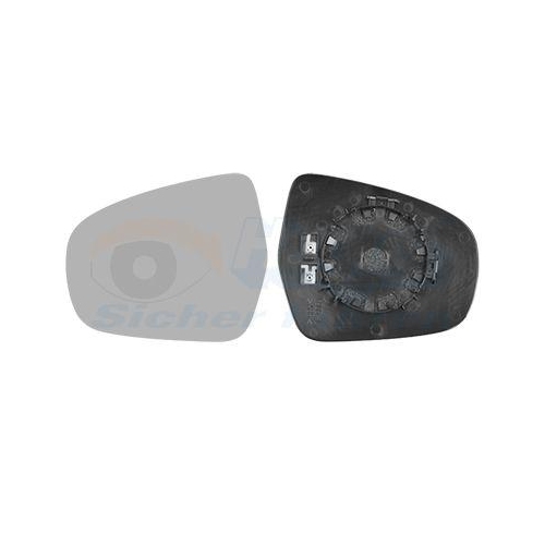 VAN WEZEL Spiegelglas, Au&szlig;enspiegel * HAGUS * 5251837