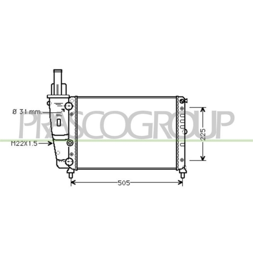 PRASCO K&uuml;hler, Motork&uuml;hlung PrascoSelection FT132R001