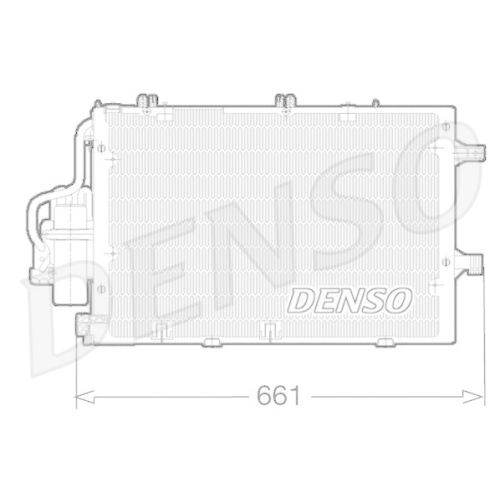 DENSO Kondensator, Klimaanlage DCN20015