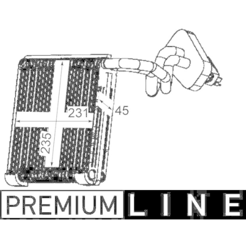 MAHLE Verdampfer, Klimaanlage BEHR *** PREMIUM LINE *** AE 111 000P