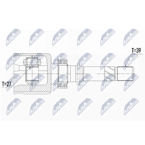 NTY Gelenksatz, Antriebswelle NPW-PL-060