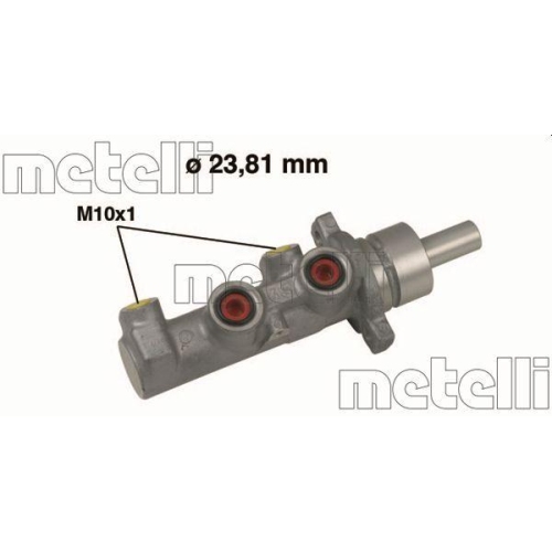 METELLI Hauptbremszylinder 05-0529