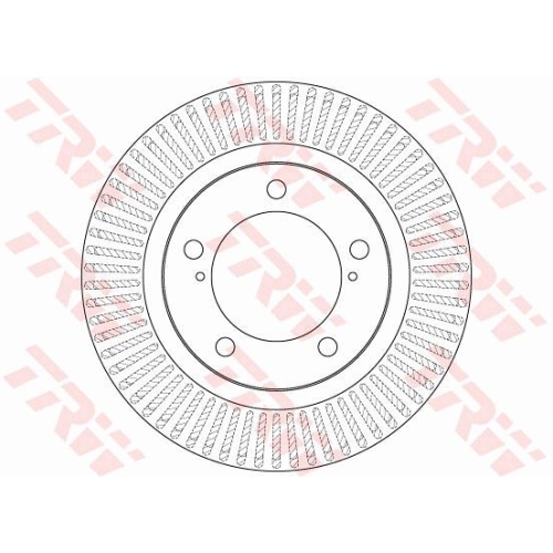 TRW Bremsscheibe DF6239S