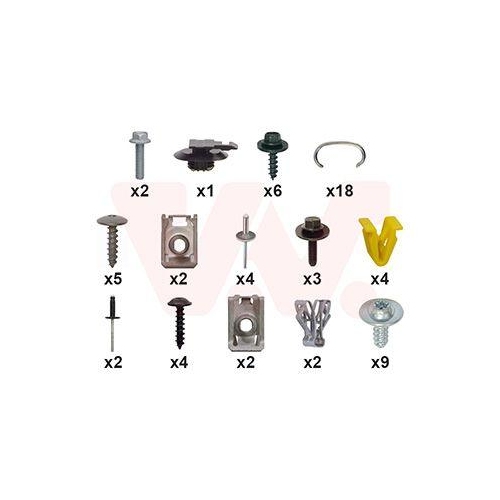 VAN WEZEL Montagesatz, Sto&szlig;f&auml;nger 1728794