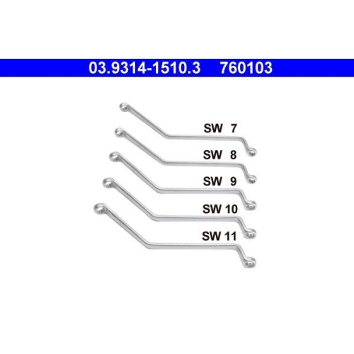 ATE Ring-/Gabelschl&uuml;sselsatz 03.9314-1510.3