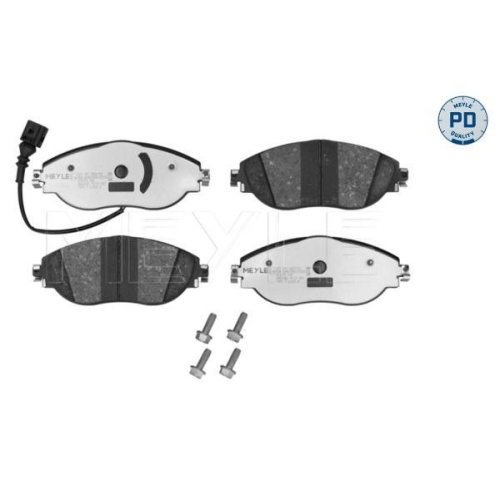 MEYLE Bremsbelagsatz, Scheibenbremse MEYLE-PD: Advanced performance and design.