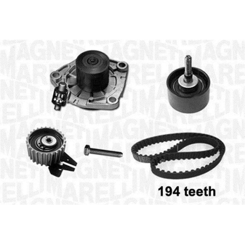 MAGNETI MARELLI Wasserpumpe + Zahnriemensatz 341404050001