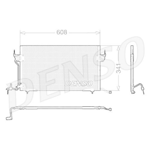 DENSO Kondensator, Klimaanlage DCN21010