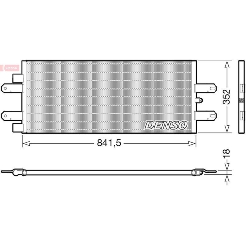 DENSO Kondensator, Klimaanlage DCN99053