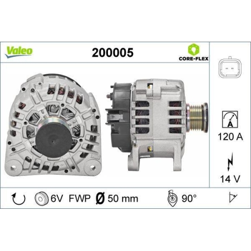 VALEO Generator VALEO CORE-FLEX 200005