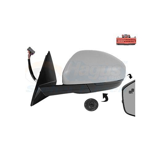 VAN WEZEL Au&szlig;enspiegel * HAGUS * 0266825