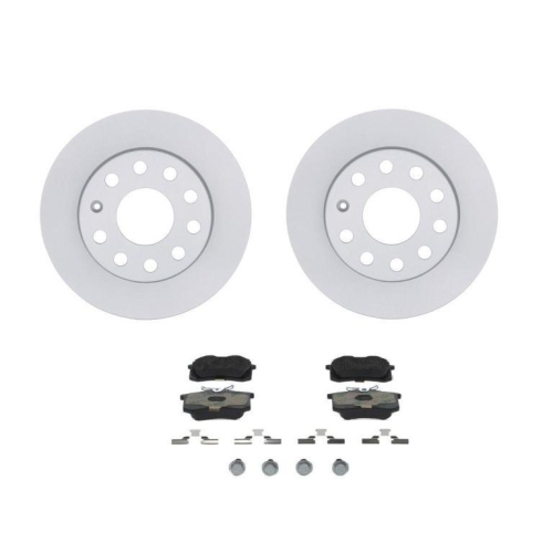 BOSCH Bremsenset Bremsensatz hinten Bremsscheiben + Bremsbel&auml;ge f&uuml;r VW GOLF VI
