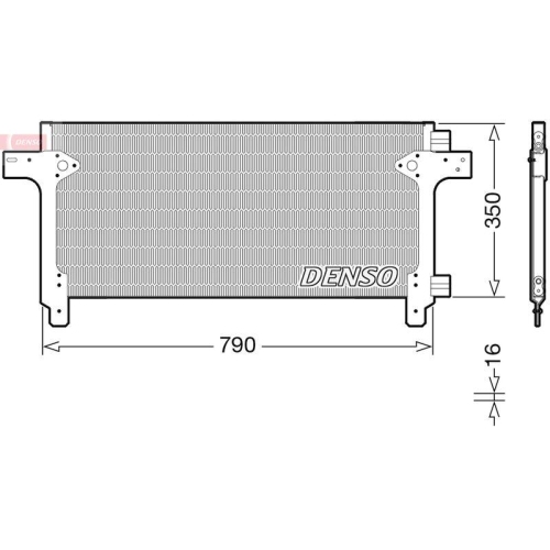 DENSO Kondensator, Klimaanlage DCN99063