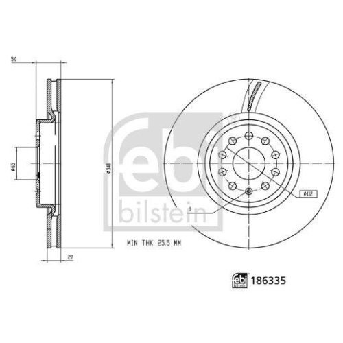 FEBI BILSTEIN Bremsscheibe