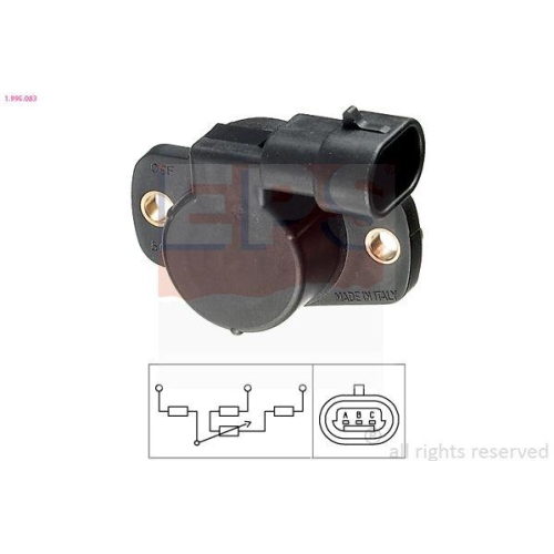 EPS Sensor, Drosselklappenstellung Made in Italy - OE Equivalent