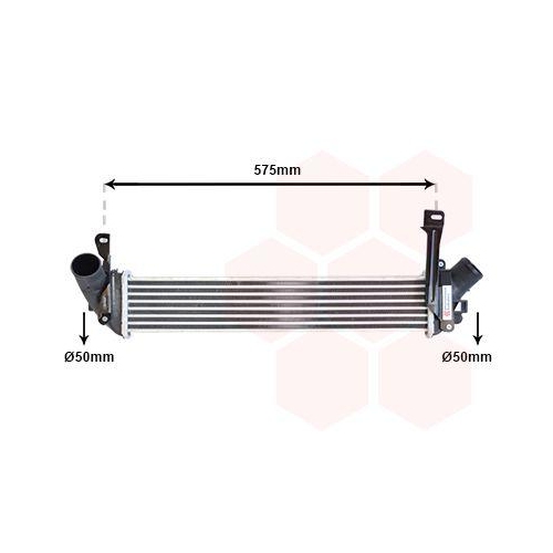 VAN WEZEL Ladeluftk&uuml;hler 43004346