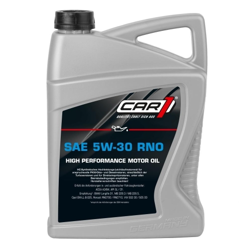 Motor&ouml;l Motoren&ouml;l CAR1 SAE 5W-30 RNO - 5 Liter Kanister CO 1162
