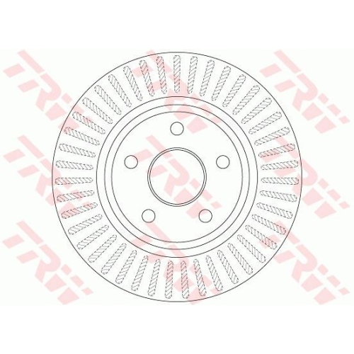 TRW Bremsscheibe DF6251