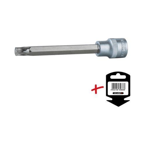 3/8 Zoll Bit-Stecknuss Torx, lang, T45 auf H&auml;nger KS TOOLS 911.1556-E