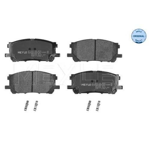 MEYLE Bremsbelagsatz, Scheibenbremse MEYLE-ORIGINAL: True to OE. 025 239 8916