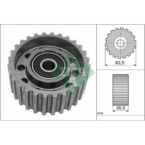Schaeffler INA Umlenk-/Führungsrolle, Zahnriemen 532 0098 20
