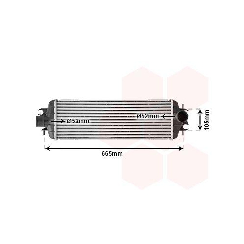 VAN WEZEL Ladeluftk&uuml;hler 43004358