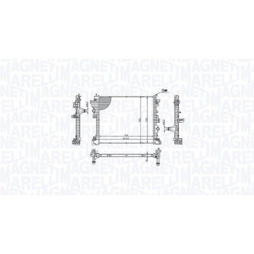 MAGNETI MARELLI K&uuml;hler, Motork&uuml;hlung 350213214300