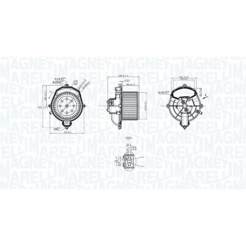 MAGNETI MARELLI Innenraumgebl&auml;se 069412266010