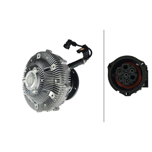 HELLA Kupplung, K&uuml;hlerl&uuml;fter 8MV 366 440-361
