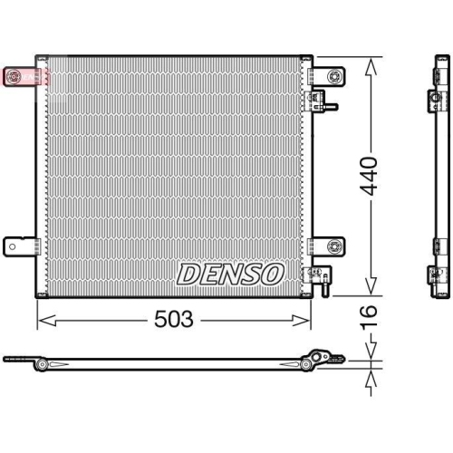 DENSO Kondensator, Klimaanlage DCN99066