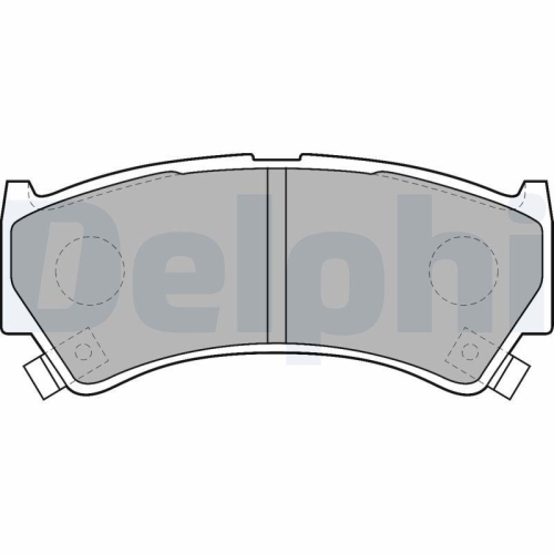 DELPHI Bremsbelagsatz, Scheibenbremse LP1548