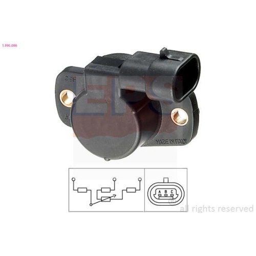 EPS Sensor, Drosselklappenstellung Made in Italy - OE Equivalent