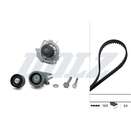 DOLZ Wasserpumpe + Zahnriemensatz