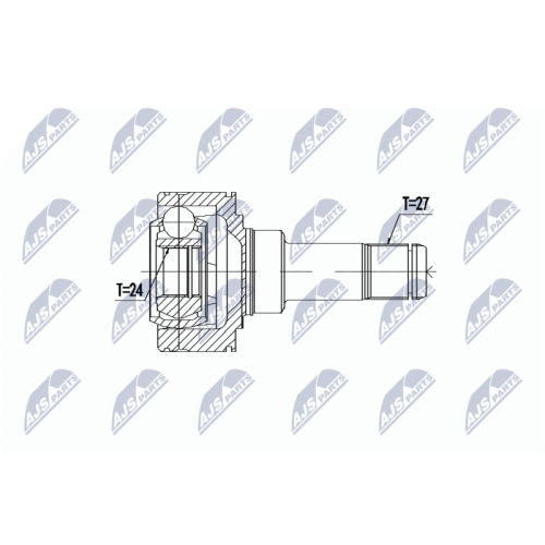 NTY Gelenksatz, Antriebswelle NPW-BM-057