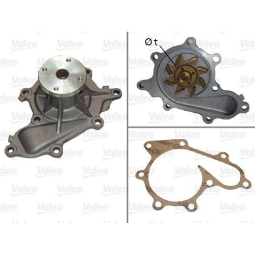 VALEO Wasserpumpe, Motork&uuml;hlung 506702