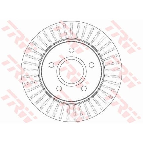 TRW Bremsscheibe DF6253S