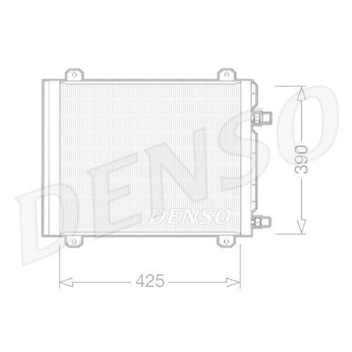 DENSO Kondensator, Klimaanlage DCN23004