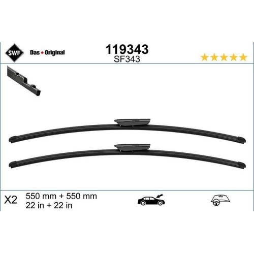 SWF Wischblatt DAS ORIGINAL SET 119343