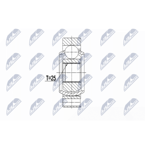 NTY Gelenksatz, Antriebswelle NPW-BM-068
