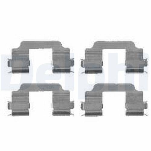 DELPHI Zubeh&ouml;rsatz, Scheibenbremsbelag LX0459