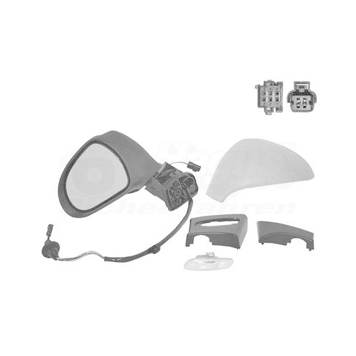 VAN WEZEL Au&szlig;enspiegel * HAGUS * 4042807