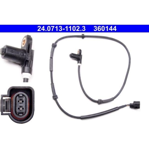 ATE Sensor, Raddrehzahl 24.0713-1102.3
