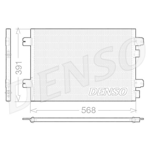 DENSO Kondensator, Klimaanlage DCN23011