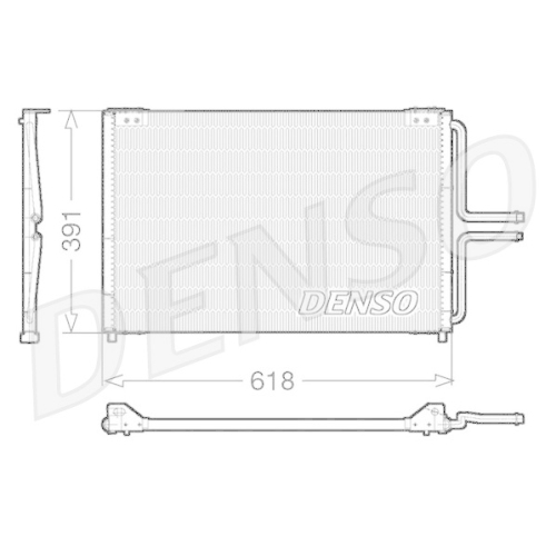DENSO Kondensator, Klimaanlage DCN23020