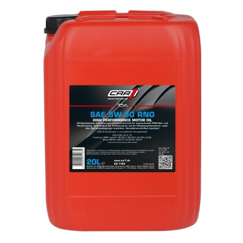 Motor&ouml;l Motoren&ouml;l CAR1 SAE 5W-30 RNO - 20 Liter Kanister CO 1163