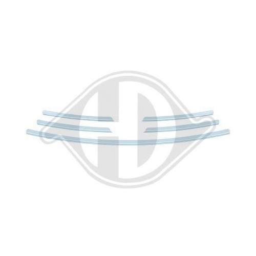 DIEDERICHS Zier-/Schutzleiste, K&uuml;hlergitter 4497042