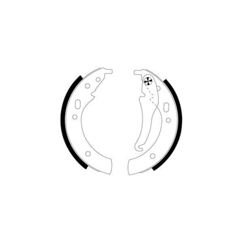 TEXTAR Bremsbackensatz 91006300