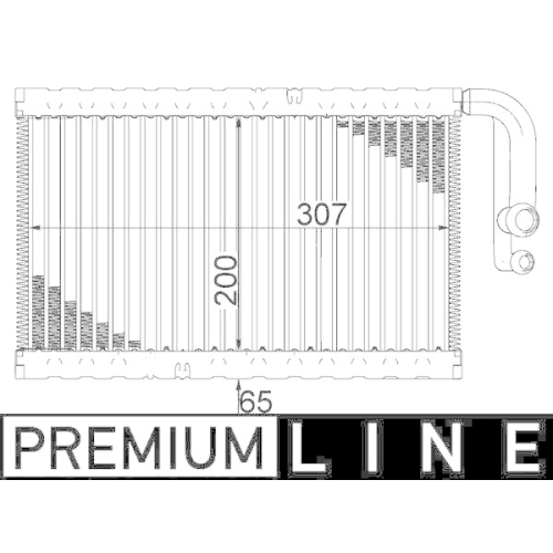 MAHLE Verdampfer, Klimaanlage BEHR *** PREMIUM LINE *** AE 2 000P