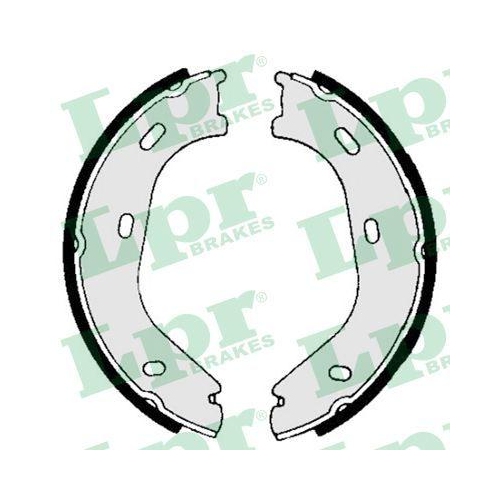 LPR Bremsbackensatz, Feststellbremse