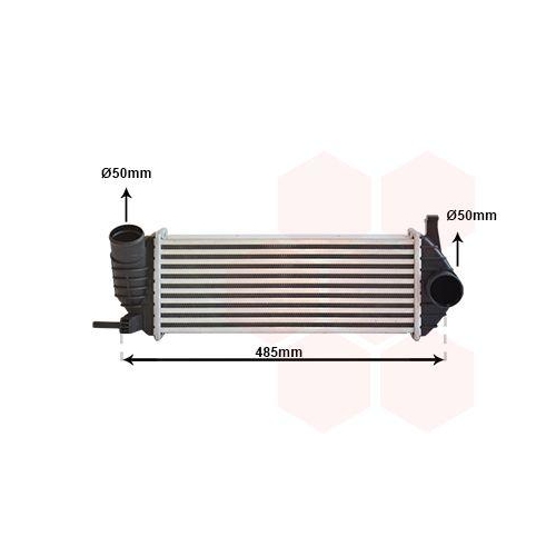 VAN WEZEL Ladeluftk&uuml;hler 43004471